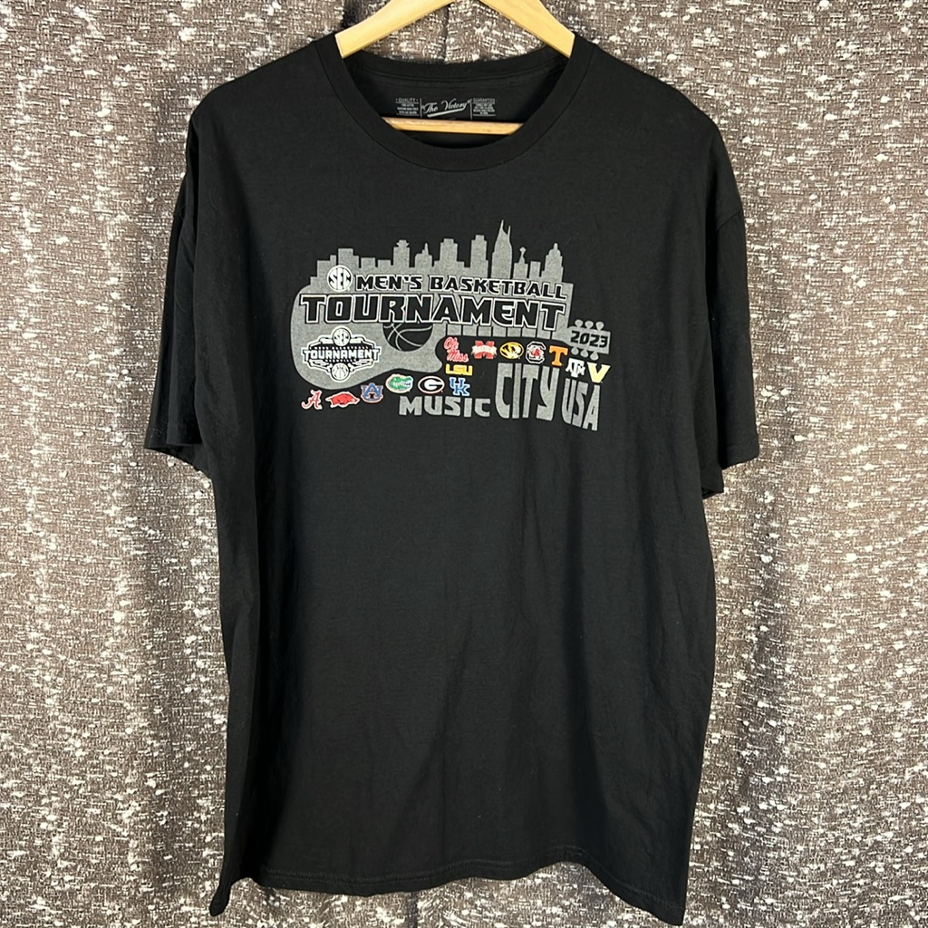 Sec Mens Basketball Tournament Music City Nashville Short Sleeve TShirt